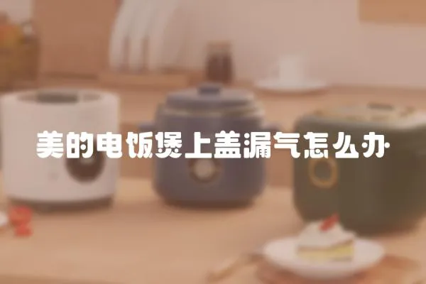 美的電飯煲上蓋漏氣怎么辦