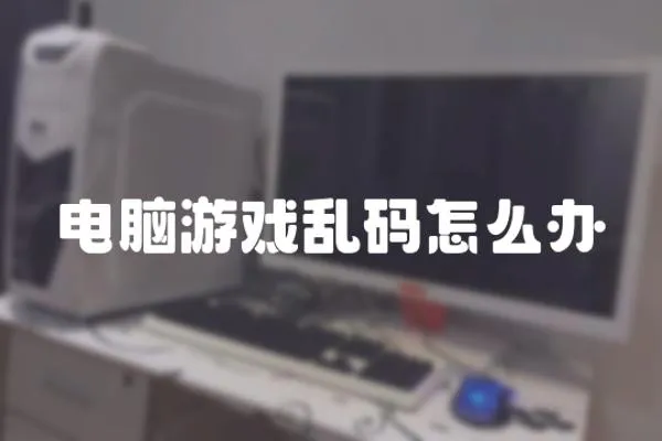 電腦游戲亂碼怎么辦