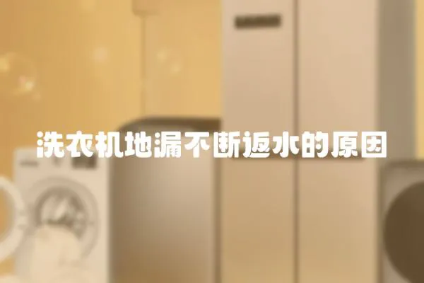 洗衣機地漏不斷返水的原因