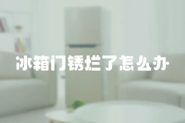 冰箱門銹爛了怎么辦