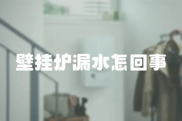壁掛爐漏水怎回事