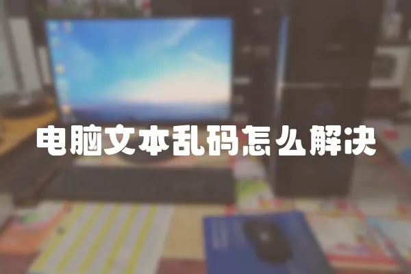 電腦文本亂碼怎么解決