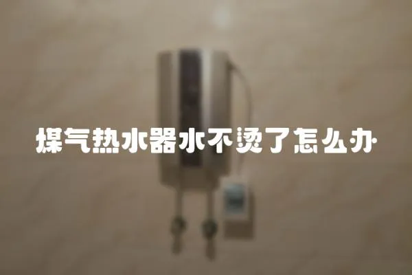 煤氣熱水器水不燙了怎么辦
