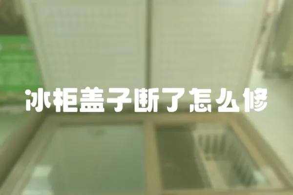 冰柜蓋子斷了怎么修