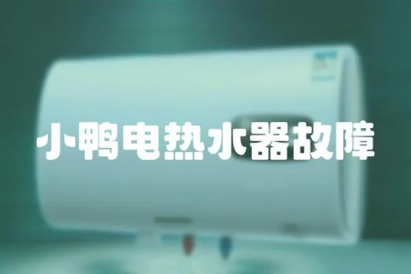 小鴨電熱水器故障