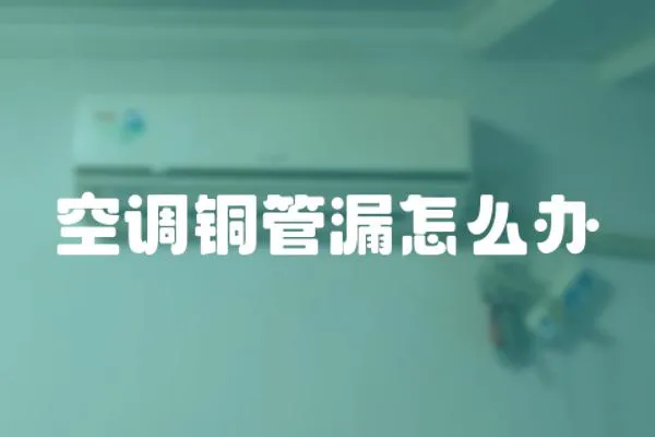 空調銅管漏怎么辦