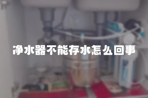 凈水器不能存水怎么回事