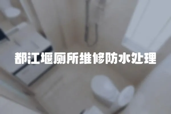 都江堰廁所維修防水處理