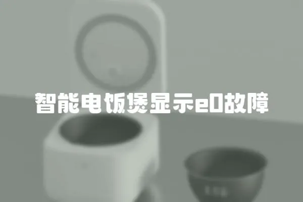 智能电饭煲显示e0故障