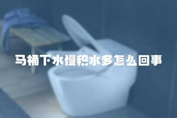 馬桶下水慢積水多怎么回事