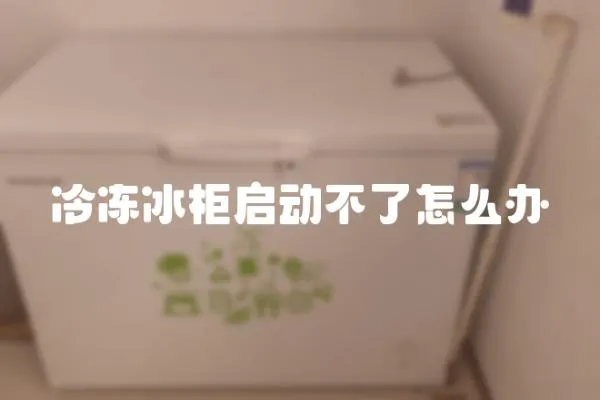 冷凍冰柜啟動不了怎么辦
