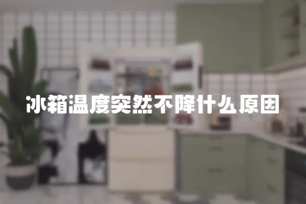 冰箱溫度突然不降什么原因