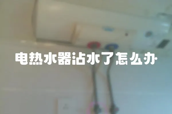 電熱水器沾水了怎么辦