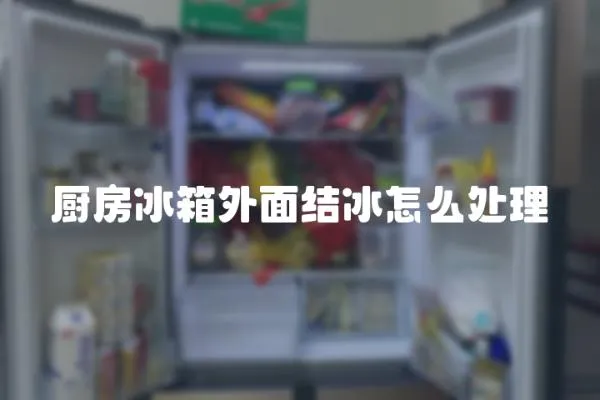 廚房冰箱外面結冰怎么處理