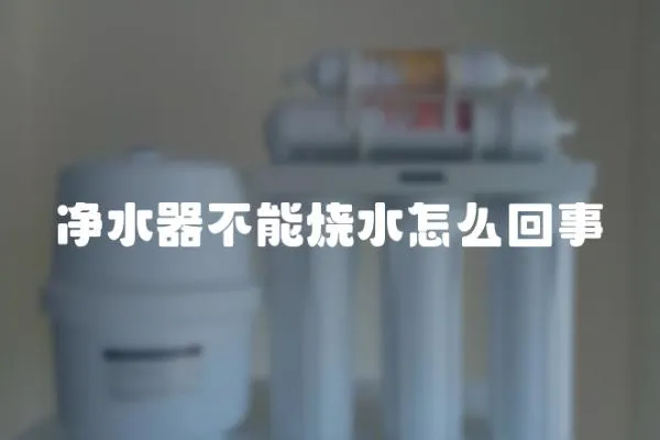 凈水器不能燒水怎么回事