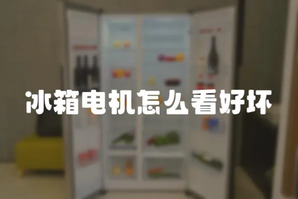 冰箱電機怎么看好壞