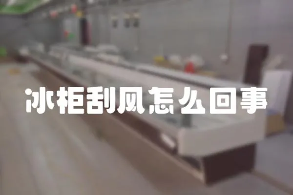 冰柜刮風(fēng)怎么回事
