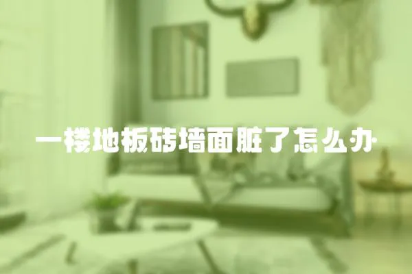 一樓地板磚墻面臟了怎么辦