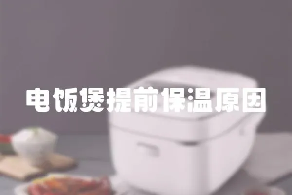 電飯煲提前保溫原因
