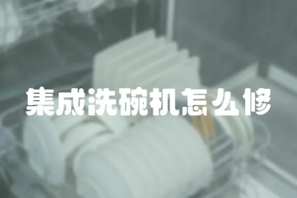 集成洗碗機怎么修