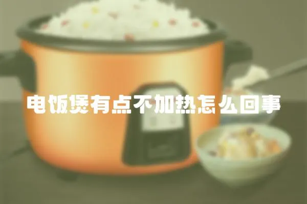 電飯煲有點不加熱怎么回事