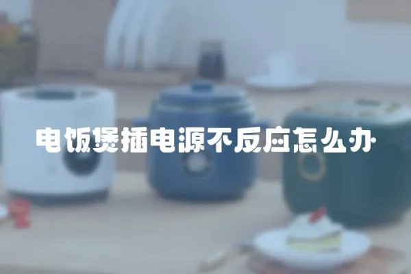 電飯煲插電源不反應怎么辦