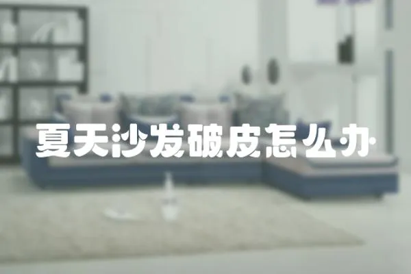 夏天沙發(fā)破皮怎么辦