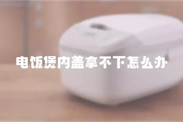 電飯煲內蓋拿不下怎么辦