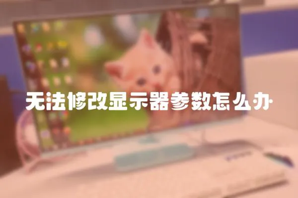 無法修改顯示器參數(shù)怎么辦
