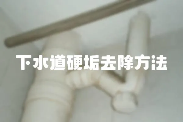 下水道硬垢去除方法