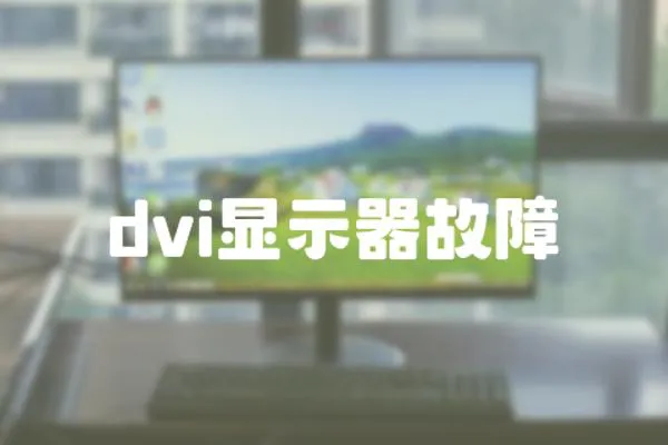dvi顯示器故障