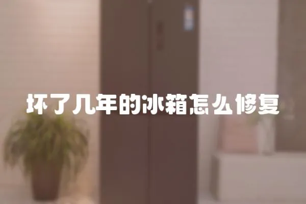 壞了幾年的冰箱怎么修復