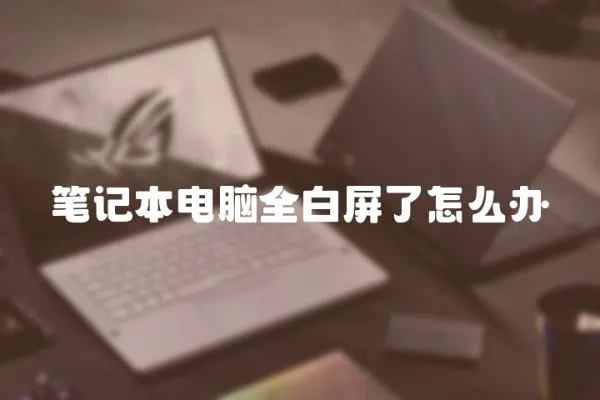 筆記本電腦全白屏了怎么辦