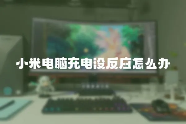 小米電腦充電沒反應怎么辦
