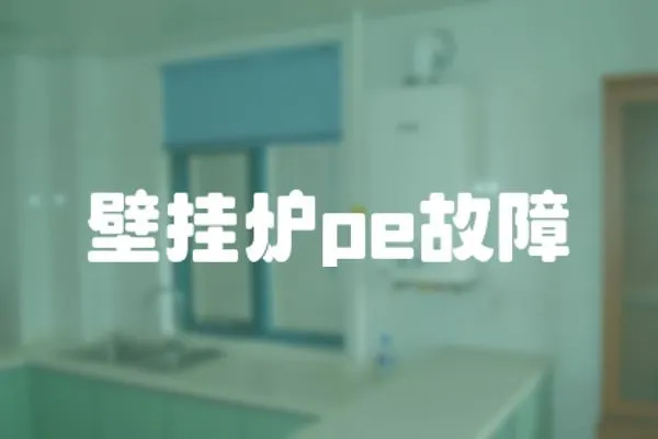 壁掛爐pe故障