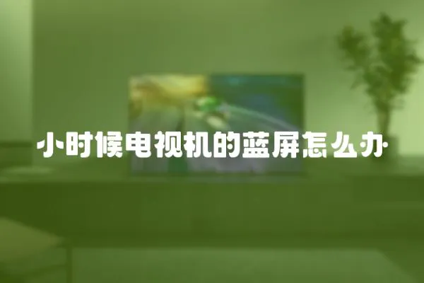 小時候電視機的藍屏怎么辦