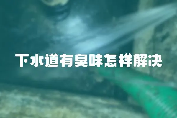下水道有臭味怎樣解決