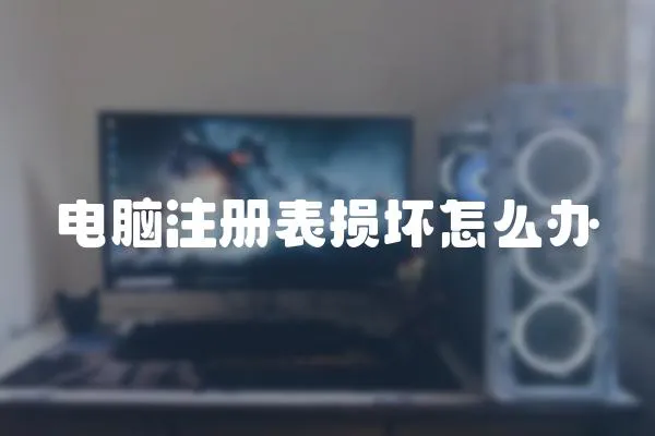 電腦注冊表損壞怎么辦