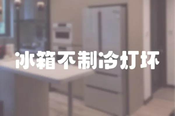 冰箱不制冷燈壞