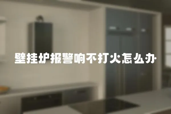 壁掛爐報警響不打火怎么辦