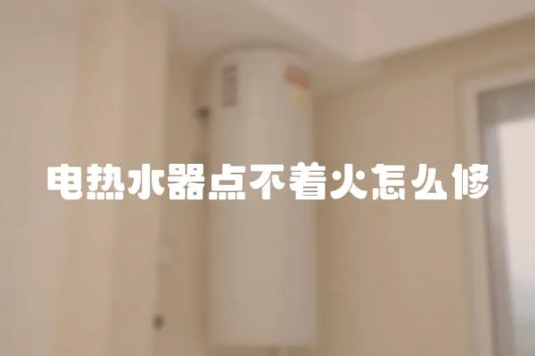 電熱水器點不著火怎么修