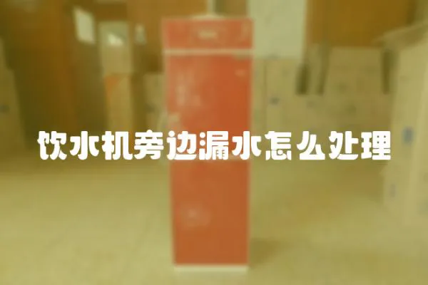 飲水機旁邊漏水怎么處理