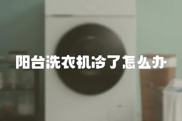 陽臺洗衣機冷了怎么辦