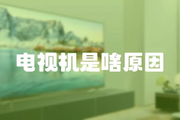 電視機是啥原因
