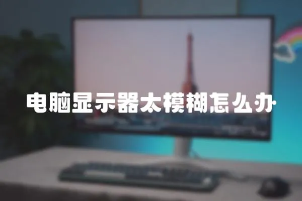 電腦顯示器太模糊怎么辦