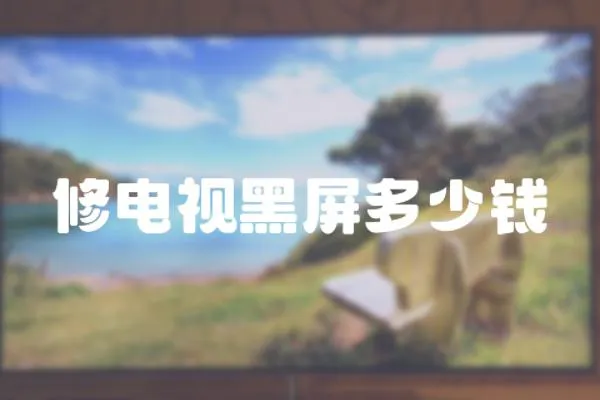 修電視黑屏多少錢