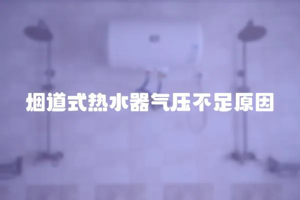 煙道式熱水器氣壓不足原因