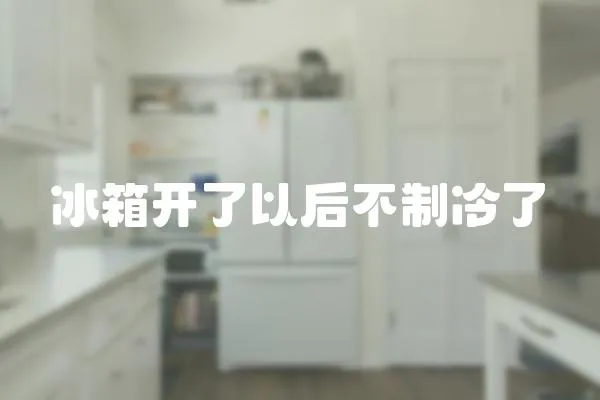 冰箱開了以后不制冷了