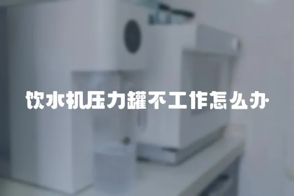 飲水機壓力罐不工作怎么辦