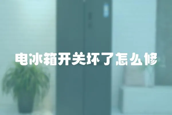 電冰箱開(kāi)關(guān)壞了怎么修